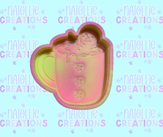 Melting Snowman Mug Freshie Silicone Mold