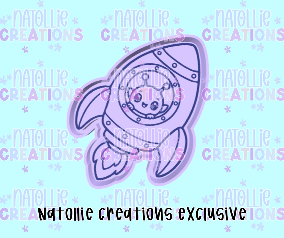 Rocket Alien Freshie Silicone Mold