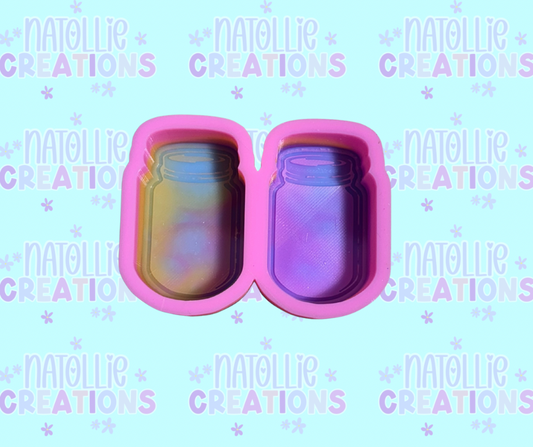 Mason Jar Vent Clip Freshie Silicone Mold