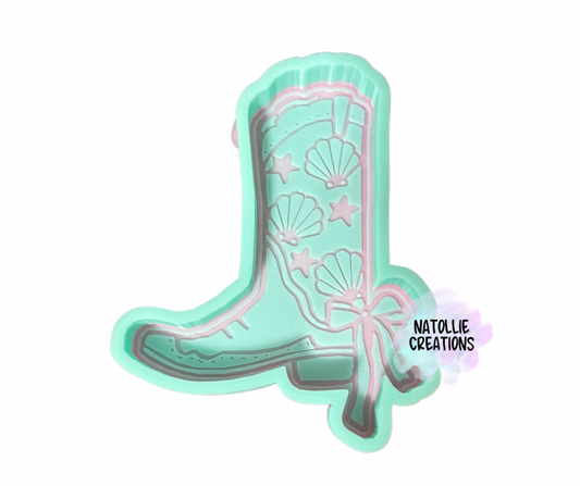Summer Cowboy Boot Freshie Silicone Mold