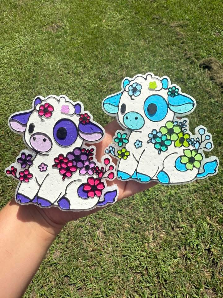Flower Cow Freshie Silicone Mold