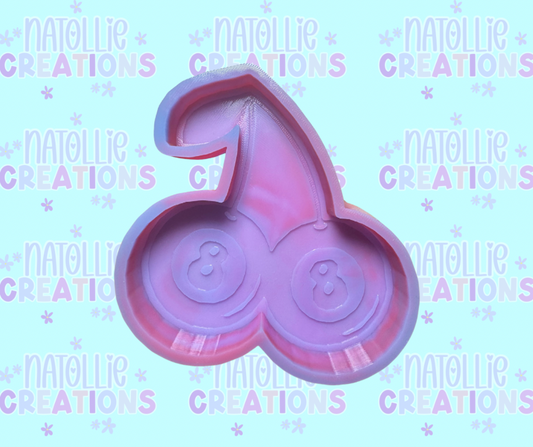 8 Ball Cherry Freshie Silicone Mold