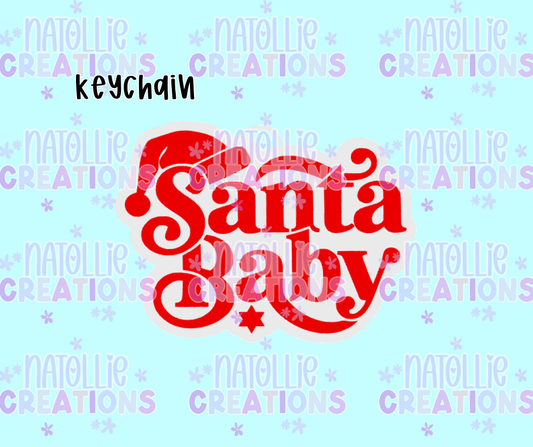 Santa Baby Keychain