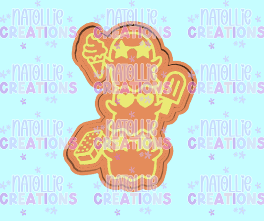 Triple Stack Ice Cream Ghost Freshie Silicone Mold
