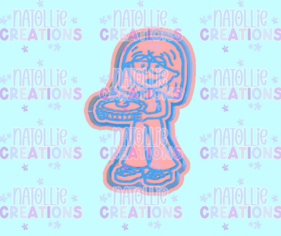 Lizzie W/ Pie Freshie Silicone Mold