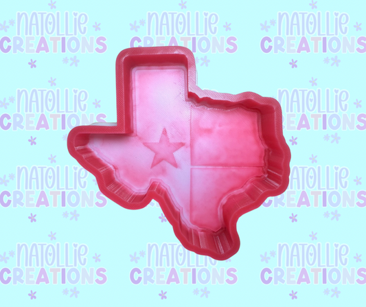 Texas Flag Freshie Silicone Mold