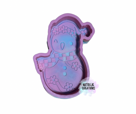 Retro Snowman Freshie Silicone Mold
