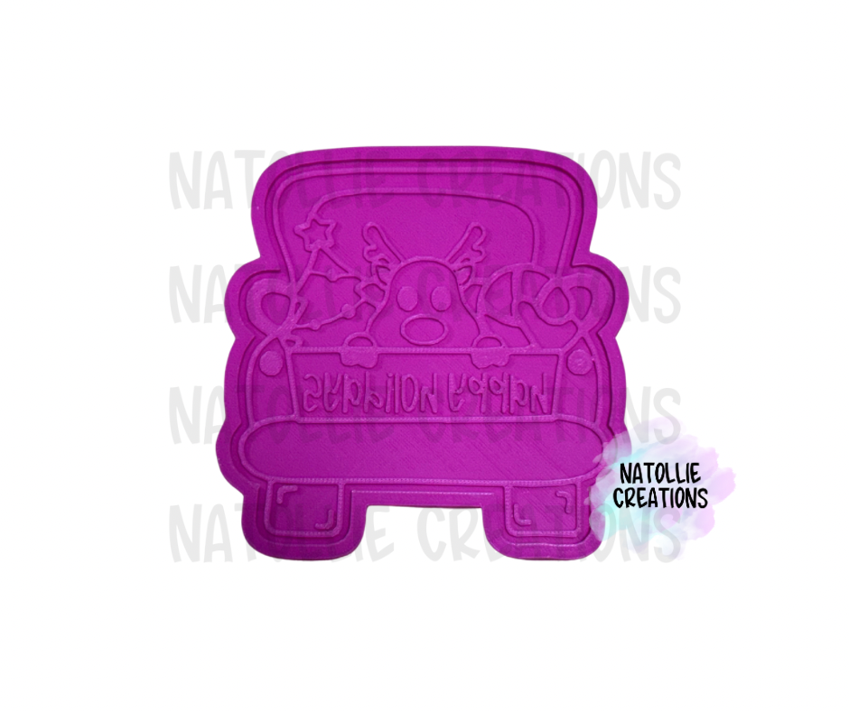Truck + Inserts Freshie Silicone Mold