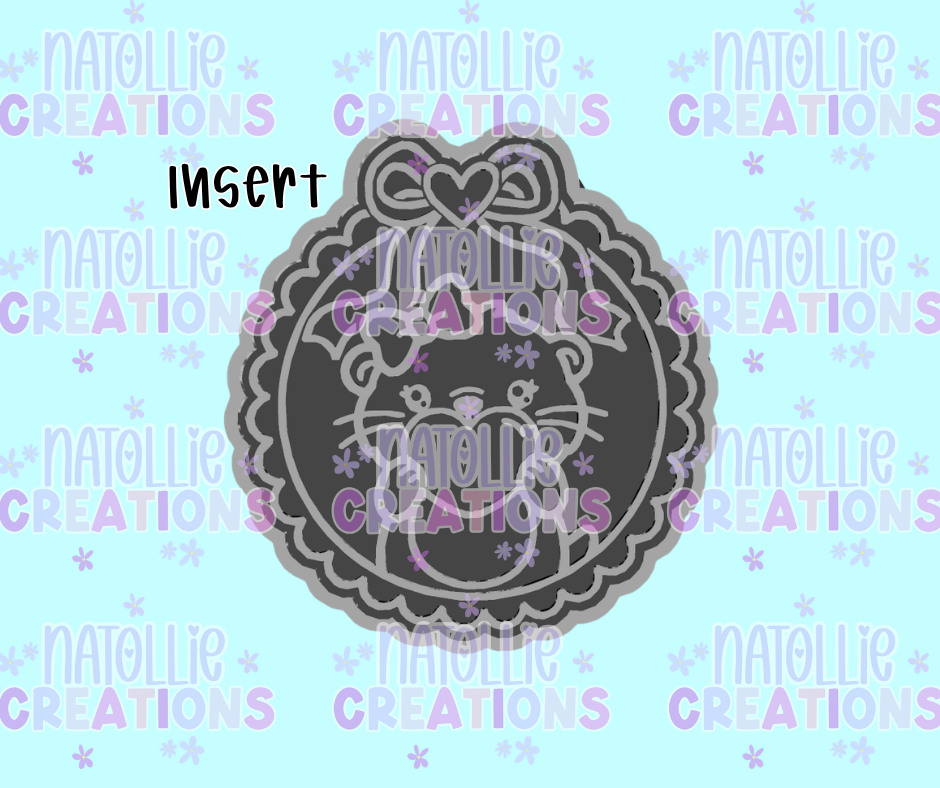 Otter Valentine’s Scallop Insert Freshie Silicone Mold