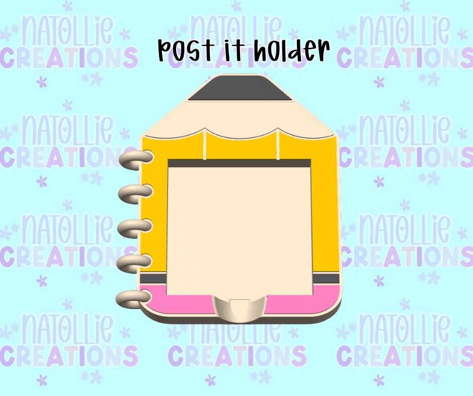 Pencil Post It Note Holder