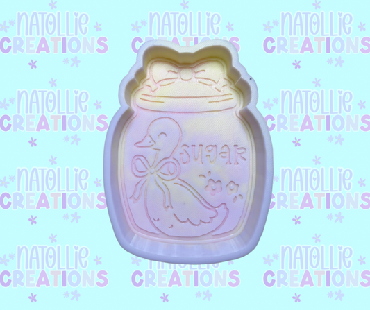 Goose Sugar Container Freshie Silicone Mold