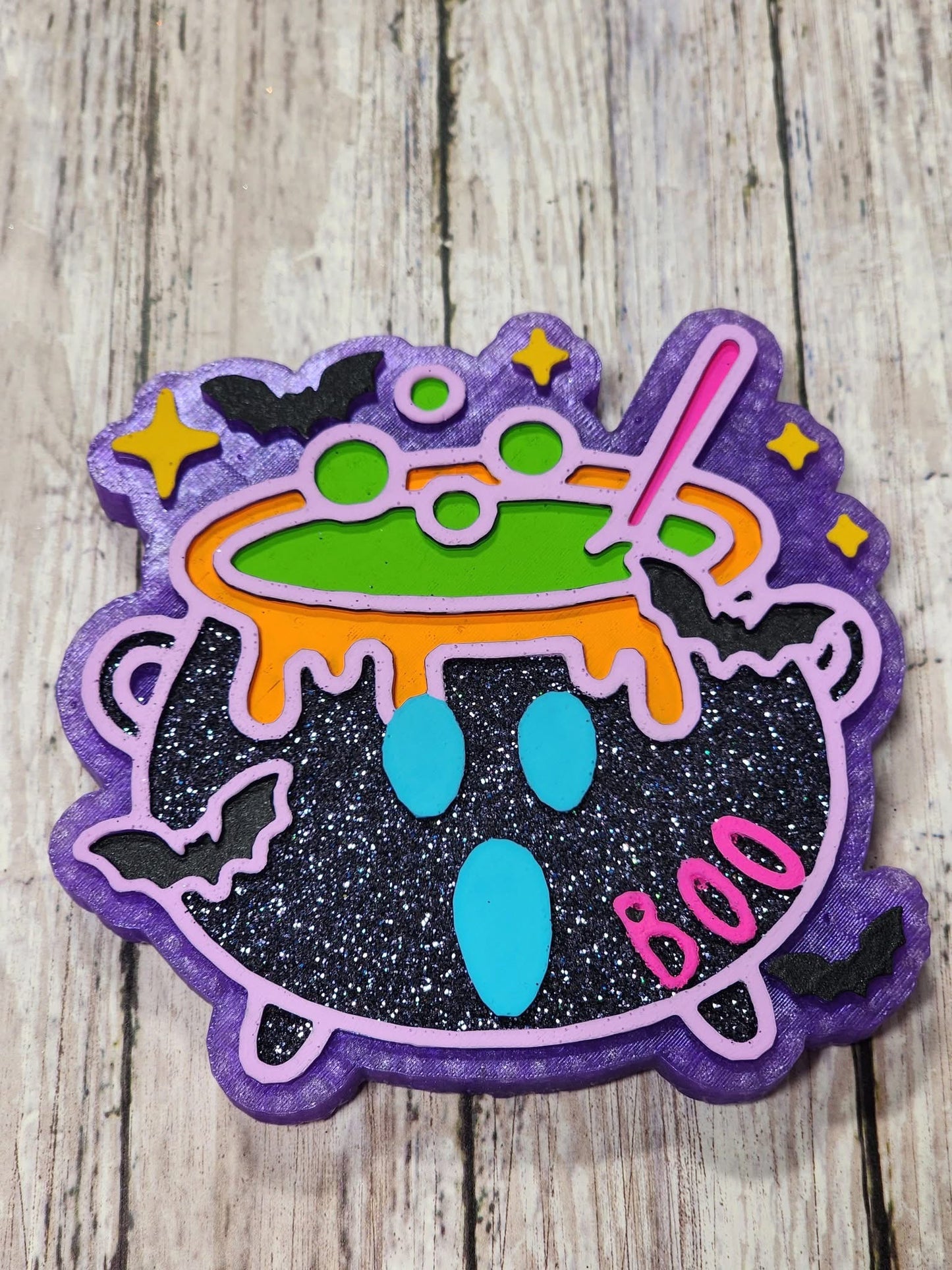 Spooky Cauldron Freshie Silicone Mold