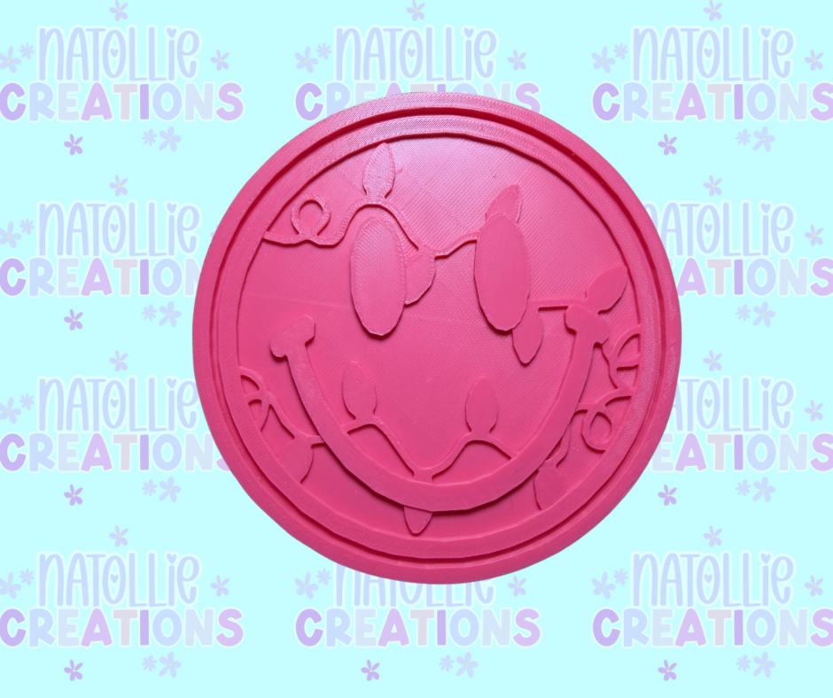 Christmas Light Smiley Insert Freshie Silicone Mold