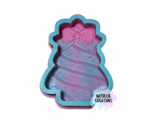 Snack Cake W/ Bow Freshie Silicone Mold