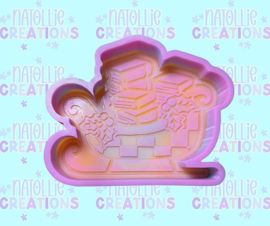 Book Sleigh Freshie Silicone Mold