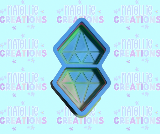 Diamond Vent Clip Freshie Silicone Mold