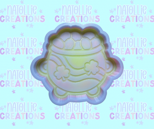 Retro Pot Of Gold Freshie Silicone Mold