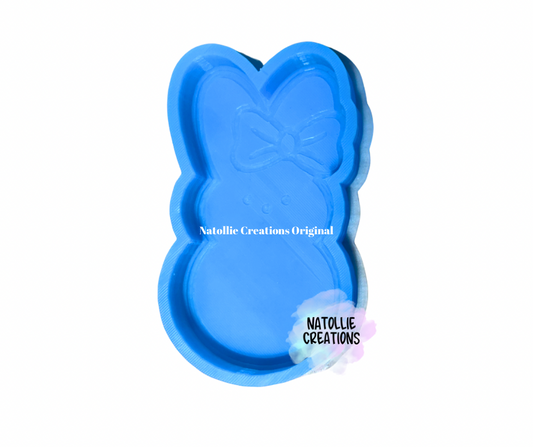 Peep W/ Bow Freshie Silicone Mold