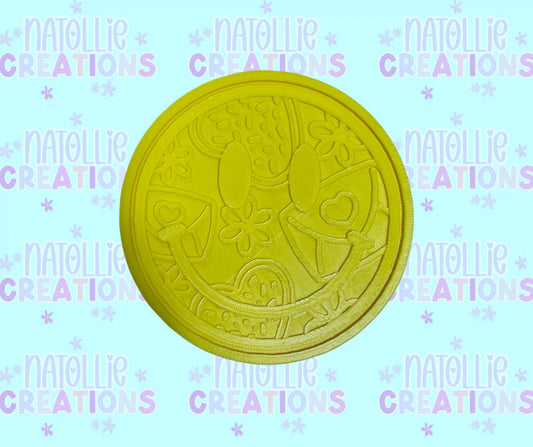 Vday Letter / Cookie Smiley Insert Freshie Silicone Mold