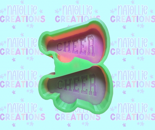 Cheer Mega Vent Clip Freshie Silicone Mold