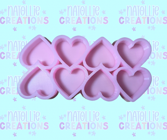 Heart Vent Clip / Freshie Sample / Wax Melt Freshie Silicone Mold