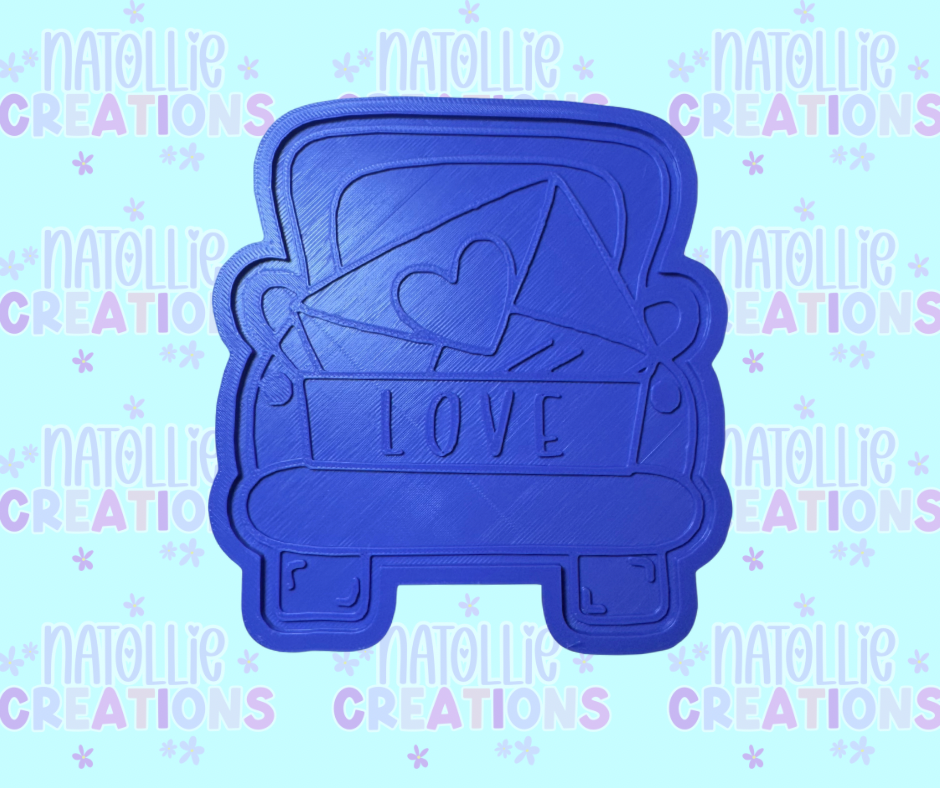 Truck + Inserts Freshie Silicone Mold