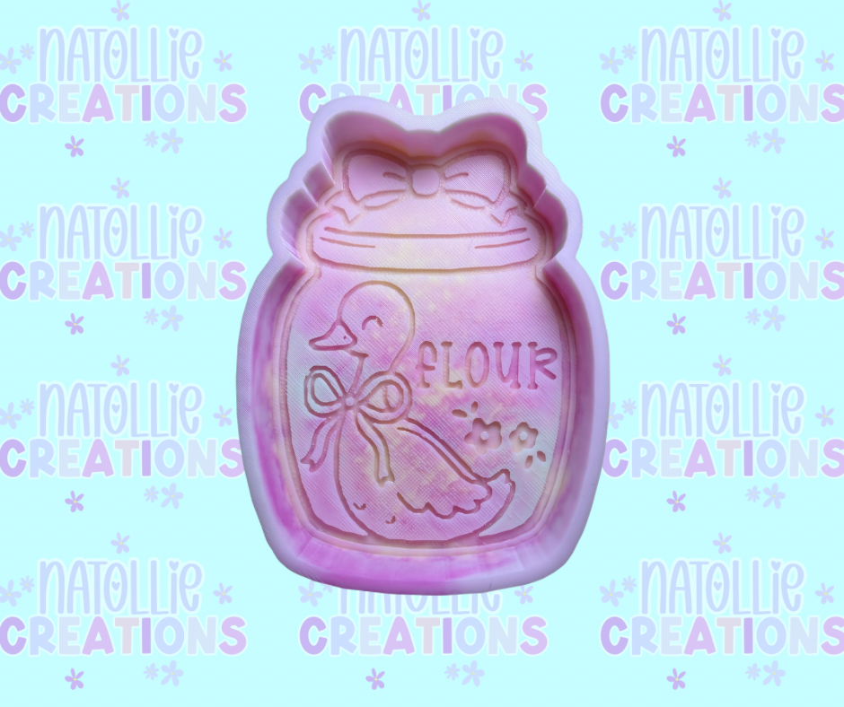 Goose Flour Container Freshie Silicone Mold