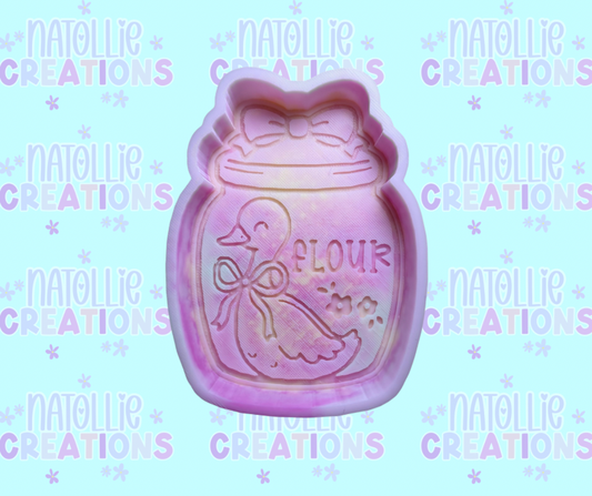 Goose Flour Container Freshie Silicone Mold