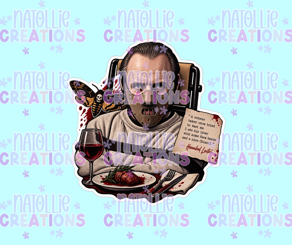 Doctor Lecter Die Cut Sticker