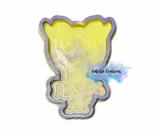 Feral AF Raccoon Freshie Silicone Mold