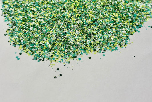 Big Green Tractor Custom Mix Mini Chunky Glitter