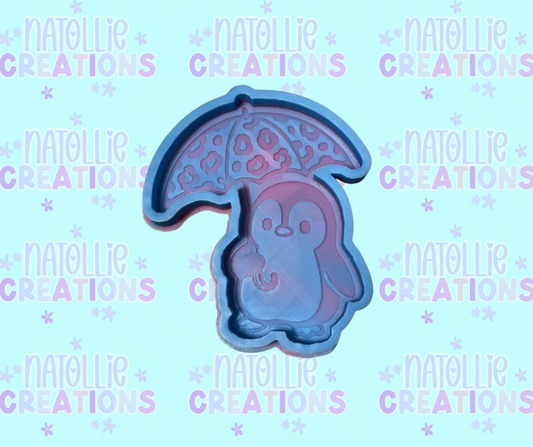 Umbrella Penguin Freshie Silicone Mold