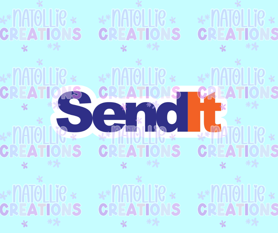 Sendit Die Cut Sticker