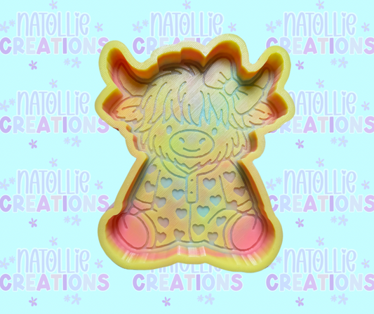 Highland Heart Pajamas Freshie Silicone Mold