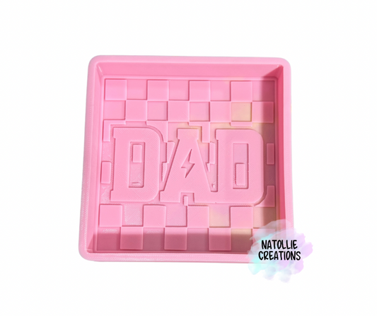 Checkered Dad Freshie Silicone Mold