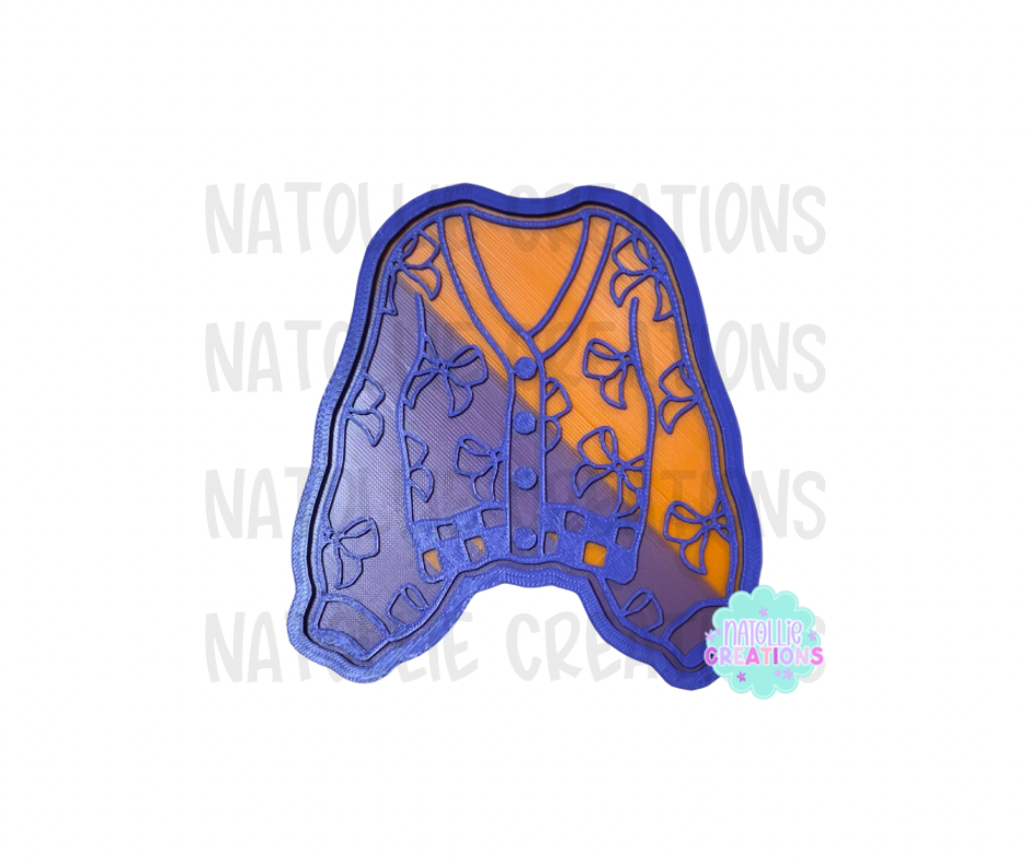 Checkered Sweater + Inserts Freshie Silicone Mold