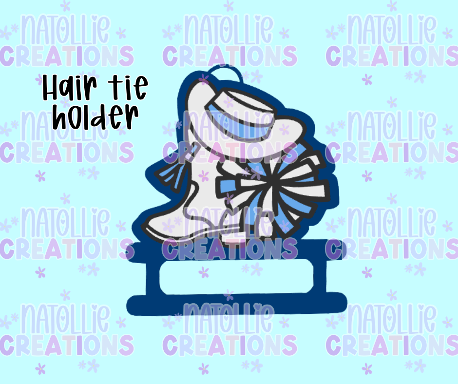 Western Cheerleading Hair Tie Holder