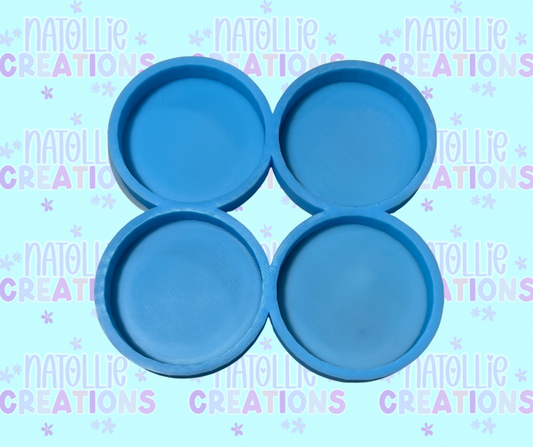4” Round Tray Freshie Silicone Mold