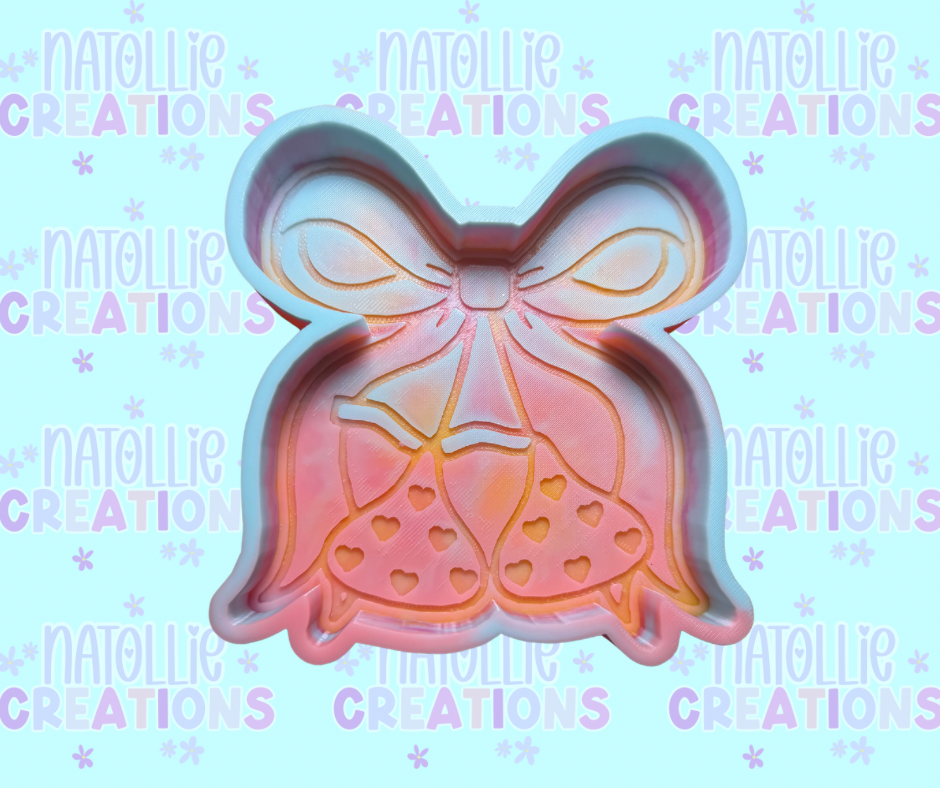 Heart Kiss Cherry Freshie Silicone Mold