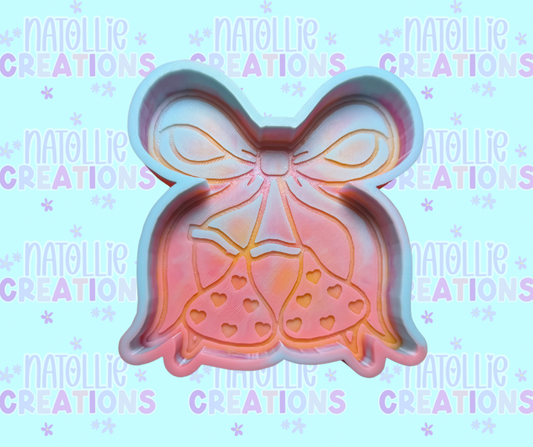 Heart Kiss Cherry Freshie Silicone Mold