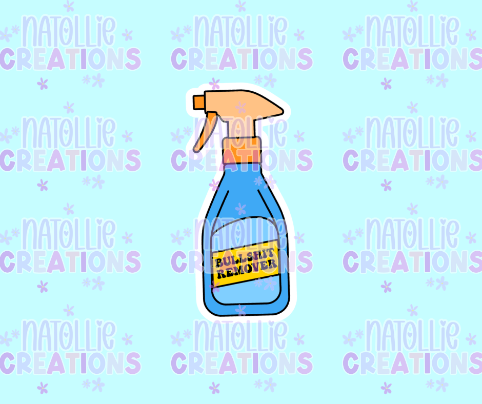 Bullshit Remover Die Cut Sticker