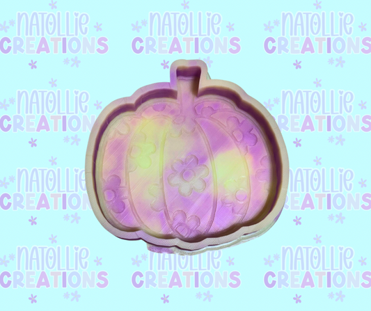 Floral Pumpkin Freshie Silicone Mold