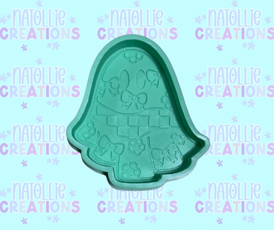 Floral / Bow Ghost Freshie Silicone Mold