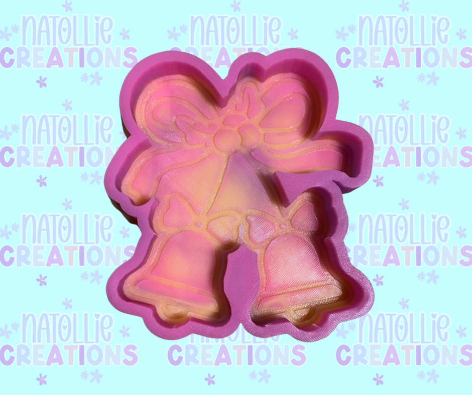 Christmas Bells Cherry Freshie Silicone Mold
