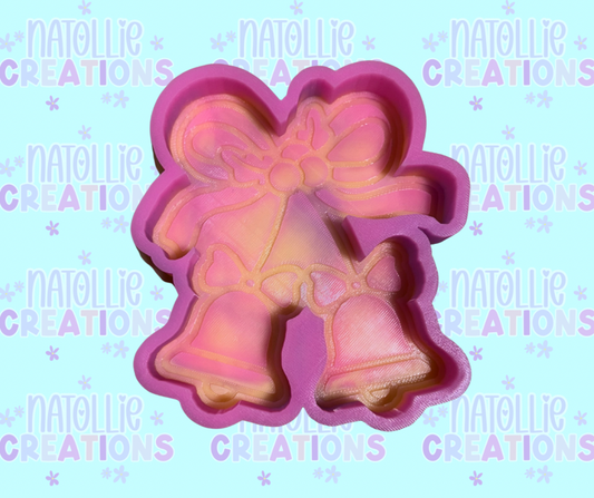 Christmas Bells Cherry Freshie Silicone Mold