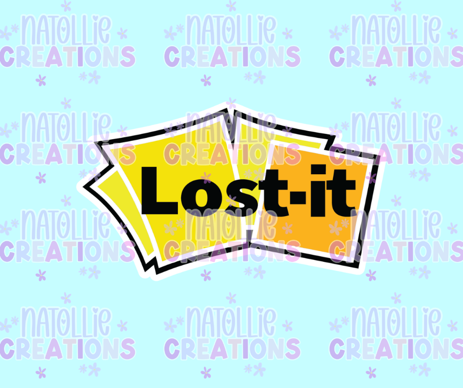 Lost-It Die Cut Sticker