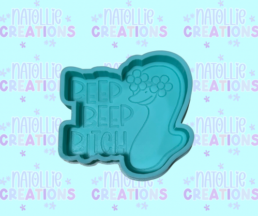 Beep Beep Bitch Goose Freshie Silicone Mold
