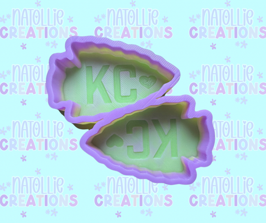 KC Arrowhead Vent Clip Freshie Silicone Mold