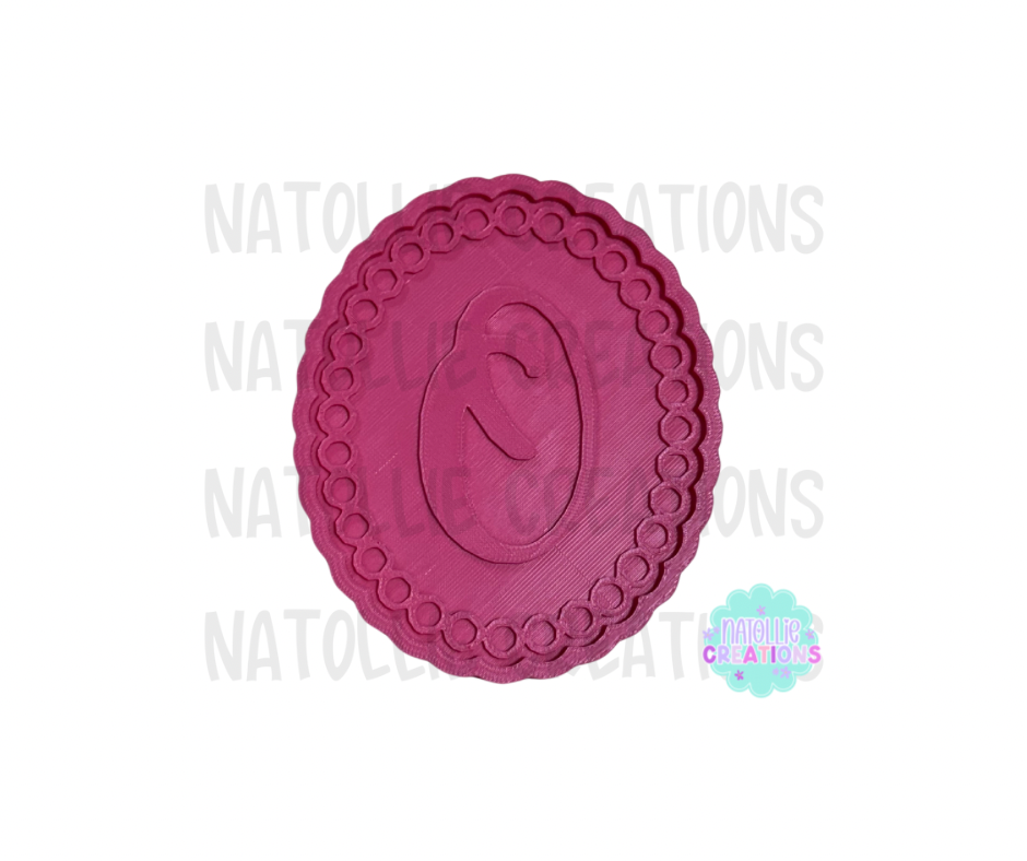 Turquoise Beaded Oval + Inserts Freshie Silicone Mold