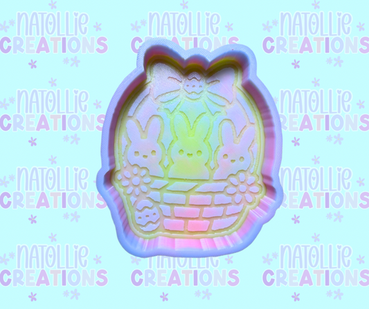 Peep Easter Basket Freshie Silicone Mold
